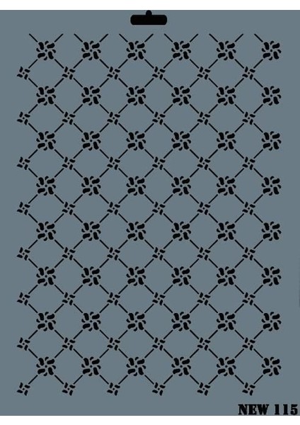 Rich New Seri N-115 Stencil 35X25 cm