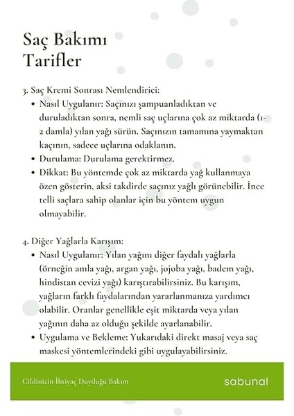 Yağı 50 ml - Saç Bakımına Uygun Geleneksel Yağ indirimleri