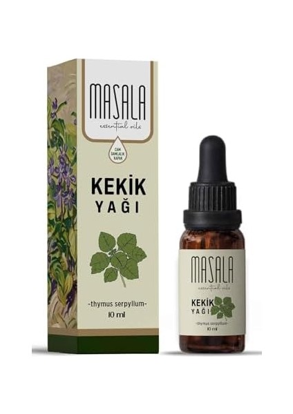 Masala Saf Kekik (Zahter) Yağı 10 Ml. (Thyme Oil)