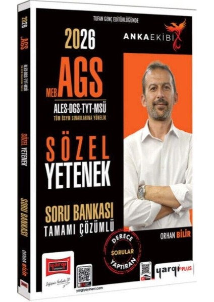 Yargı Yayınları 2026 Meb Ags Ales Dgs Tyt Msü Sözel Yetenek Tamamı Çözümlü Soru Bankası