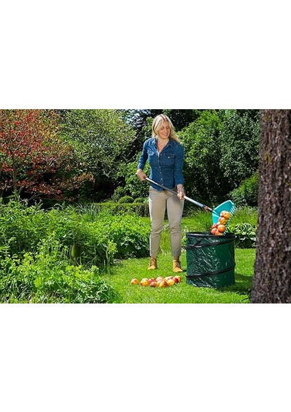 Combisystem Kürek Tırmığı: Yaprakları ve Bahçe Atıklarını Toplamak ve Toplamak Için Kullanışlı Kürek Tırmığı, Sağlam Plastik Dişli, Çalışma Genişliği 36,5 cm (3120-20) indirimleri