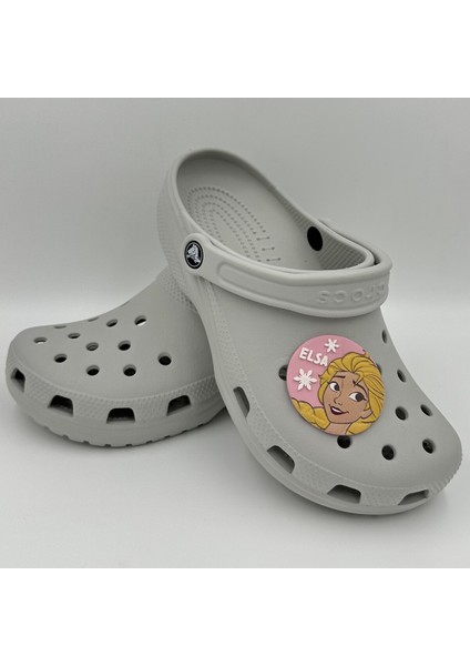 Terlik Süsü ve Aksesuarı , Çanta Süsü – Renkli Jibbitz Dev Boy 3D Kabartma Forzn Elsa Figür Aksesuar fiyatları