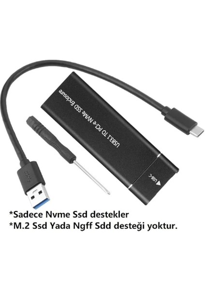 USB 3.1 Type C To Pci-E Express Nvme SSD Hard Disk Kutusu 5218 modelleri