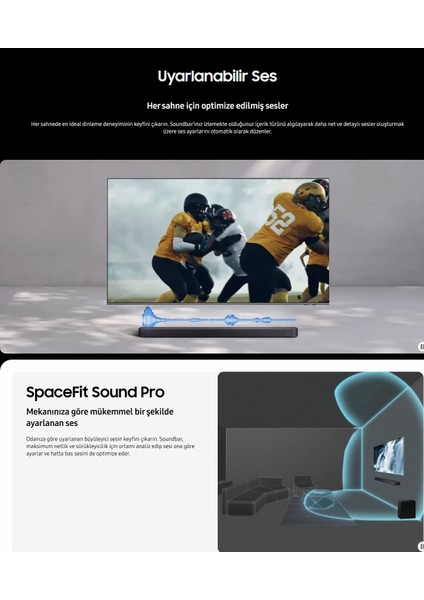 Q-Series 3.1.2 Kanal Dolby Atmos Soundbar + Kablosuz Subwoofer Ev Sinema Sistemi & Soundbar 380W fırsatları