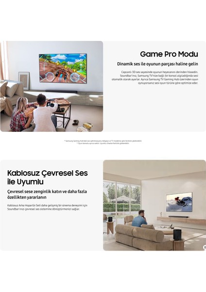 Q-Series 3.1.2 Kanal Dolby Atmos Soundbar + Kablosuz Subwoofer Ev Sinema Sistemi & Soundbar 380W indirimleri