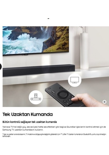 Q-Series 3.1.2 Kanal Dolby Atmos Soundbar + Kablosuz Subwoofer Ev Sinema Sistemi & Soundbar 380W