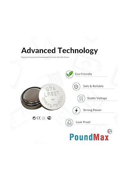 Ag7, LR57, LR927, 395 1,5V Alkalin Pil Düğme Hücreleri, SR927, SR927W Saat Oyuncakları, Küçük Elektronik Cihazlar, Saatler, Araba Anahtarları, Uzaktan Kumandalar, Teraziler Için modelleri