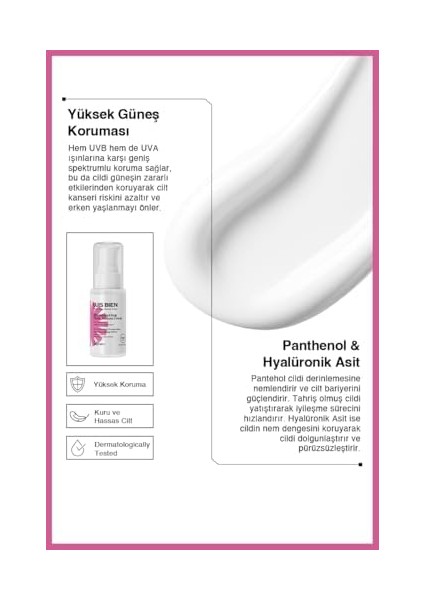 Luis Bien Ton Eşitleyici Spf 50+ Tüm Ciltler Için Yüksek Korumalı Pembe Güneş Kremi fiyatları