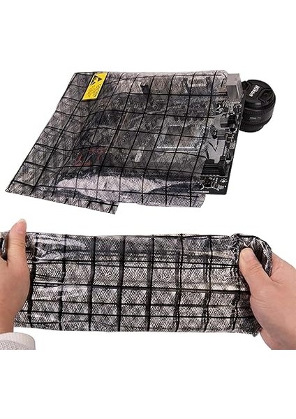 Antistatik Çıkartmalı Büyük Antistatik Torba, 30 x 40 cm Open Top Esd Torba, Anakart, Grafik Kartları, Sabit Diskler Için Antistatik Torba (20 Adet) modelleri