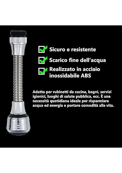 Musluk Uzatma Hortumu, Musluk Hortumu, Musluk Perlatörü, 360° Dönebilen Filtre, Musluk, Mutfak ve Banyo Için modelleri