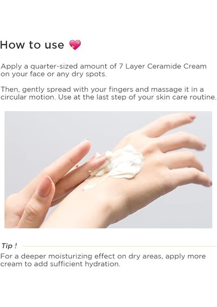 7 Layer Ceramide Cream- 7 Katmanlı Seramid Krem/hasarlı Cildi 1 Saat Içinde Güçlendirir 70ML indirimleri