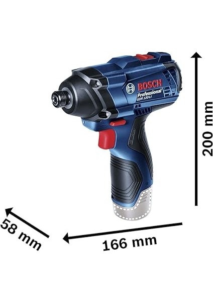 Professional Gdr 120-LI Akülü Darbeli Somun Sıkma (12 Volt, Solo, Karton Kutuda, 100 Nm Maks. Tork, 1/4" Altıgen Uç Girişi) indirimleri