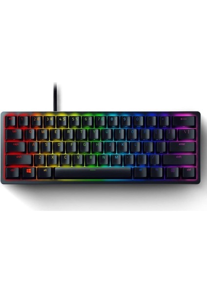 Huntsman Mini Us Layout Rgb %60 Tkl Purple Switch Kablolu Mekanik Oyuncu Klavyesi Teşhir