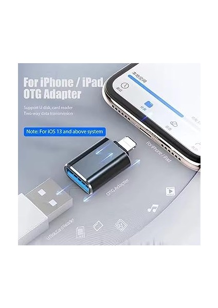 3,0 To Lightning Dönüştürücü, Hızlı Otg Çevirici, Veri Fotoğraf ve Şarj Çevirici Adaptör modelleri