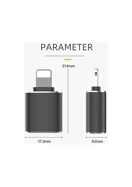3,0 To Lightning Dönüştürücü, Hızlı Otg Çevirici, Veri Fotoğraf ve Şarj Çevirici Adaptör fırsatları