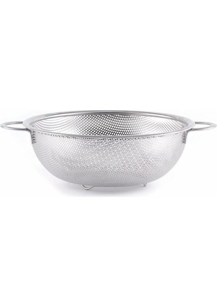 Paslanmaz Çelik 26CM Çift Kulplu Sepet Süzgeç, Salata, Meyve, Makarna Süzgeci - Paslanmaz Çelik Çift Kulplu 26CM Sepet Süzgeç modelleri