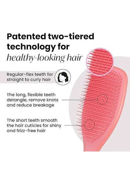 Teezer The Ultimate Detangler Large Salmon Pink Saç Fırçası fiyatları