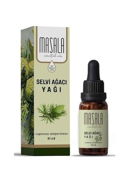 Masala Saf Selvi (Servi) Yağı 10 Ml. - (Cypress Essential Oil)