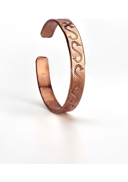 El Yapımı Ayarlanabilir Saf Bakır Bileklik, Bakır Bilezik BB-334 fırsatları