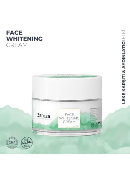 Zaroza Leke Karşıtı Arbutin & Niacinamide Cilt Aydınlatıcı Krem 50 ml