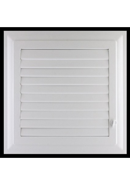 Menfez Wc Tuvalet Havalandırma Plastik Panjur Beyaz 35X35 cm