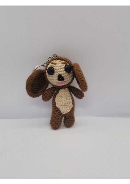 Amigurumi Çeburaşka Anahtarlık & Çanta Süsü El Yapımı Organik