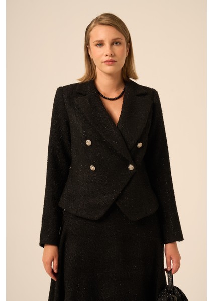 Bayan Twit Etekli Takım Siyah 31239 fiyatları