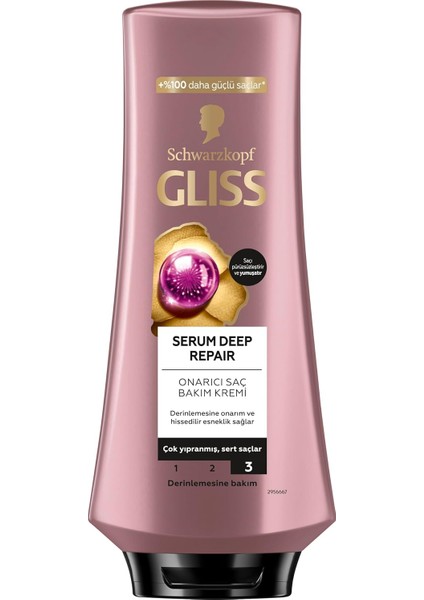 Gliss Serum Deep Repair Onarıcı Saç Bakım Kremi 360 ml fiyatları