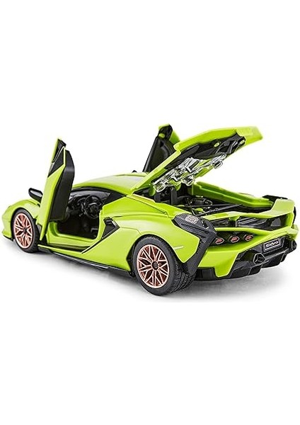 Rc Araba Kitleri Inşa Etmek Için, 1/18 Lamborghini Sian Supercar Montaj Bina Kiti Uzaktan Kumanda Ile, 72 Adet, Çocuklar ve Yetişkinler Için Kök Kitleri, Yaş 8 +, Yeşil indirimleri