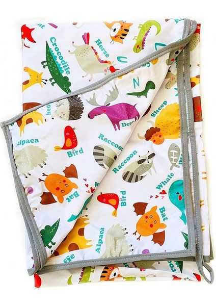 Zoo, 145X300CM Su Geçirmez, Yer/masa Örtüsü, Aktivite, Yemek ve Oyun Için, Doğa Dostu ve Çevreci