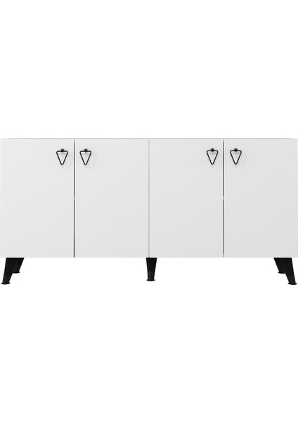 8199-1DD KB150 Konsol, Tv Ünitesi Beyaz-Siyah modelleri