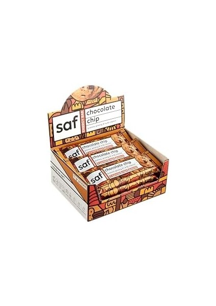 Saf Chocolate Chip Energy Bar 50 gr x 12 modelleri