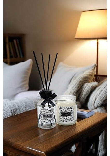 Kokulu Kavanoz Mum ve 100 ml Oda Kokusu Seti fırsatları