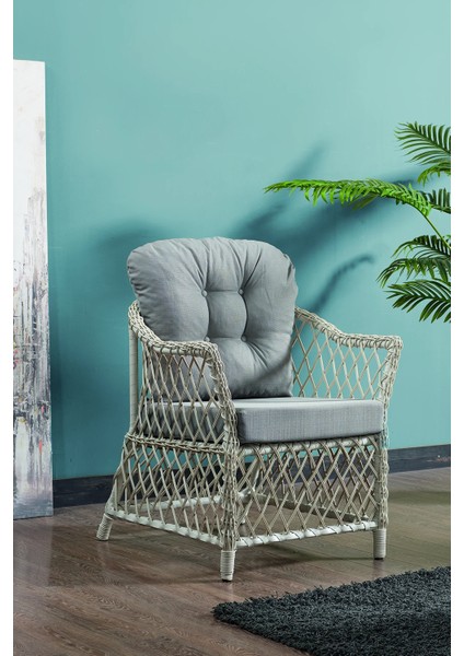 Rattan Icon Bahçe Mobilyası 2+1+1+Camlı Masa modelleri