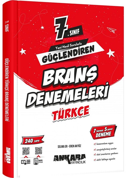 7.sınıf Güçlendiren Etkinlikli Soru Bankası Türkçe (Güncel Marif Model)