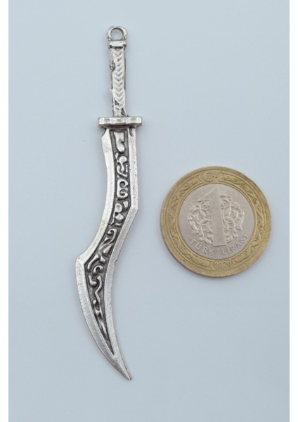 Kılıç Gümüş Kaplama Düz Zincir Kolye fırsatları