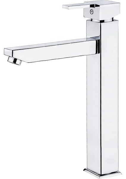 Hms Kare Aç Kapa Çanak Tipi Uzun Yüksek Lavabo Bataryası