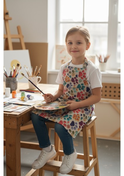 Çocuk Mutfak Önlüğü, Etkinlik Önlüğü 4-12 Yaş Aktivite Önlüğü