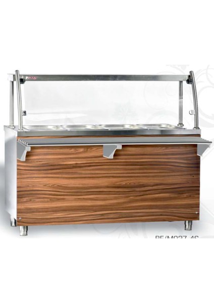 Doğalgazlı Kuru Sulu Tip Benmari 120 x 70 x 85 / 135 (Cm)