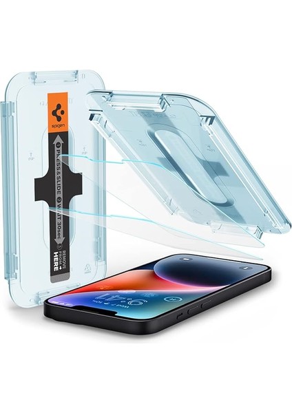 iPhone 14 Plus / iPhone 13 Pro Max Cam Ekran Koruyucu Kolay Kurulum Glas.tr Ez Fit Slim Hd (2 Adet) - AGL03375