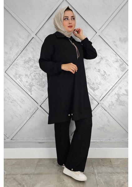 Kadın Düğme Detaylı Tesettür Takım fiyatları