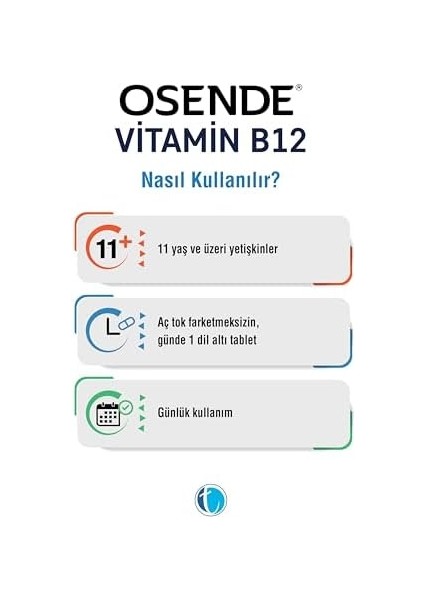Osende Vitamin B12 30 Tablet
