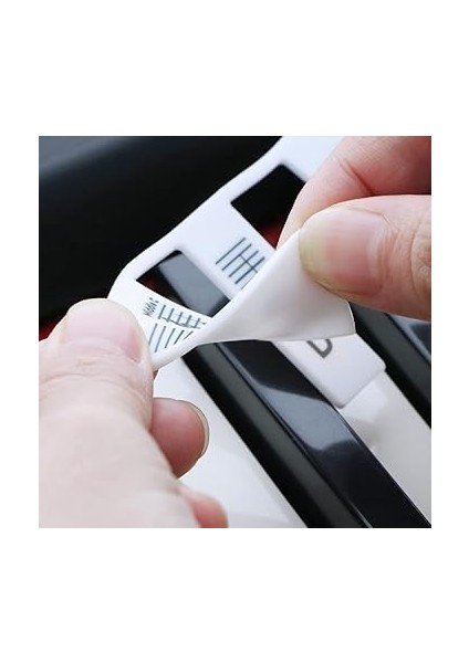 Çıkarılabilir Piyano Klavyesi Not Etiketleri, 61 Tuş Için, Tekrar Kullanılabilir, Çıkartmaya Gerek Yok, Not Etiketi, Yeni Başlayanlar ve Çocuklar Için, Kutu ile Birlikte Gelir (Siyah) indirimleri