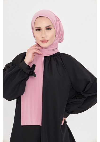 Pudra Pratik Hazır Geçmeli Tesettür Bone Sandy Boyunluklu Çıtçıtlı 2505_06 indirimleri