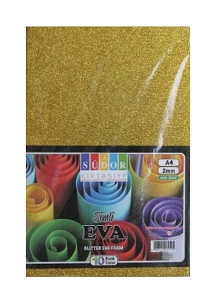 Simli Eva A4 10 Renk - 2 Paket
