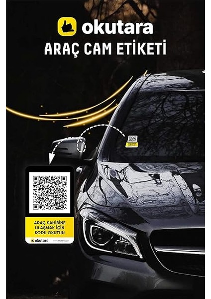 Araç, Otomobil, Araba Cam Etiketi Numaratör (Qr Kimlik) fiyatları