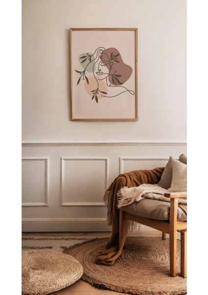 Doğanın Renkleriyle Soyut Anlar Çerçeve Görünümlü 3'lü Mdf Poster fırsatları