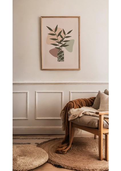 Doğanın Renkleriyle Soyut Anlar Çerçeve Görünümlü 3'lü Mdf Poster indirimleri