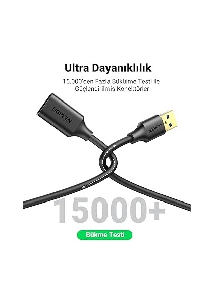 USB 3.0 A Uzatma Kablosu Kart Okuyucu, Klavye, Yazıcı, Tarayıcı, Kamera Vb. (3m) indirimleri