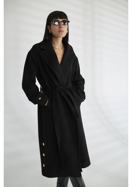 Kadın Gold Dügmeli Kaban fiyatları